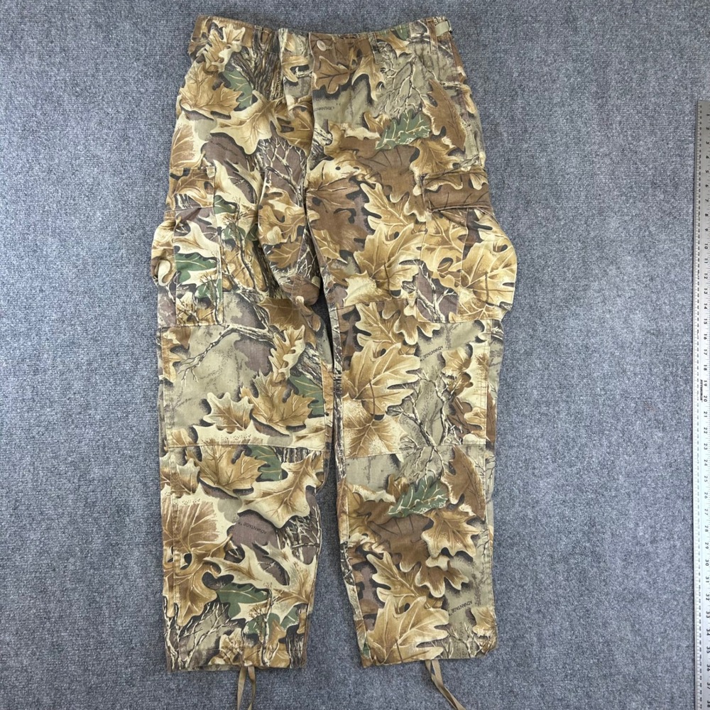 Vintage Double Knee Atlanco Camo Cargo Pants Medium Regular Leaf  USA Made